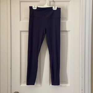 Athleta powervita elation 7/8 tight regal plum S